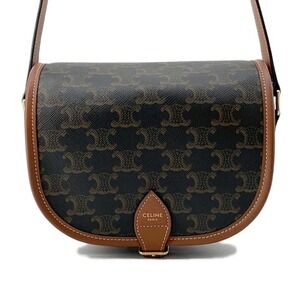 Celine Folco Triomphe Shoulder Bag